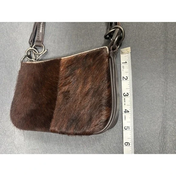 Montana West Crossbody Bag Womens Brown Genuine Leather Hair-On Hide Western - Picture 15 of 16